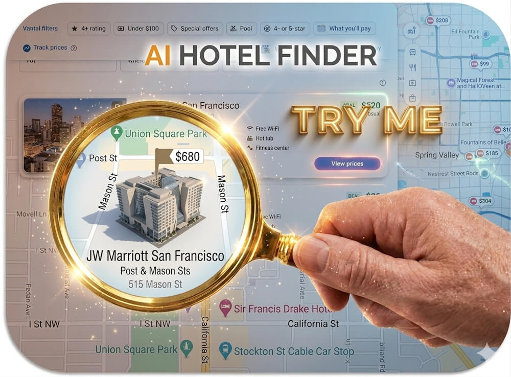 JW Marriott San Francisco Union Square luxury hotel price finder